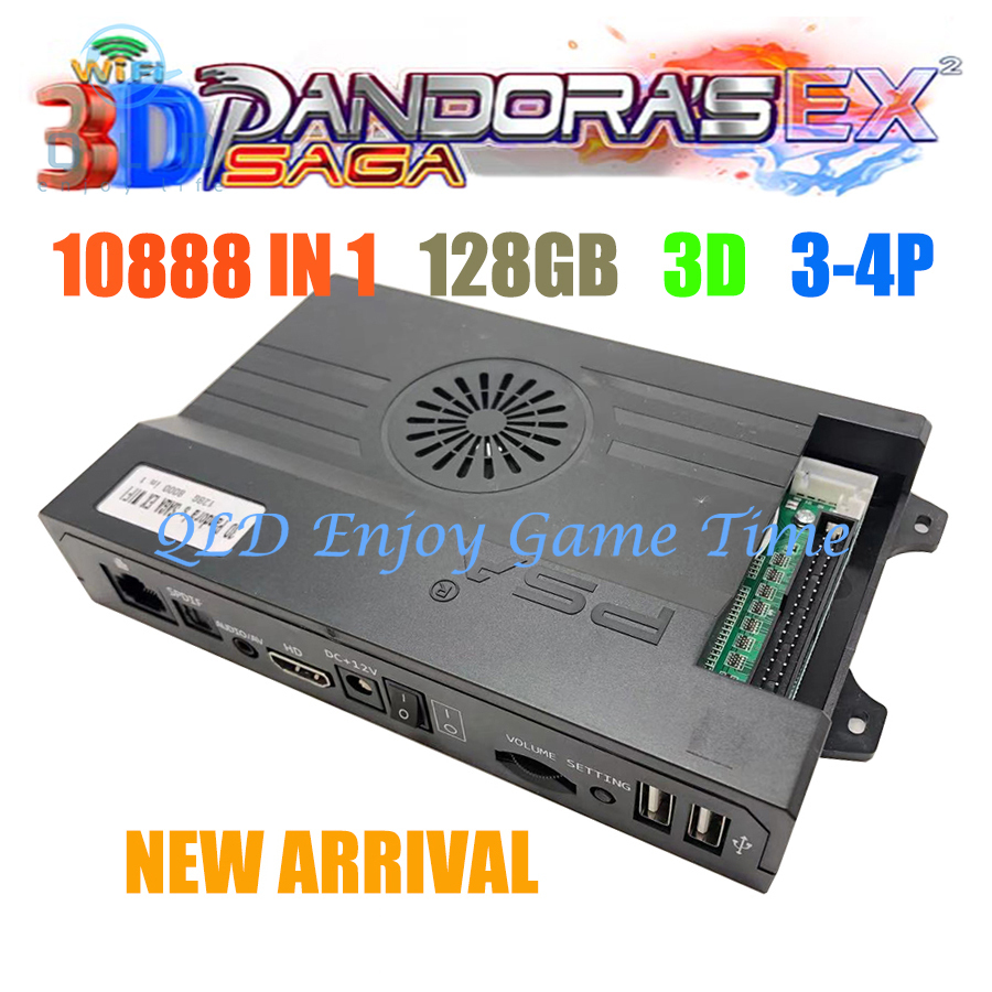 Trackball Controller Arcade - 128GB ثلاثية الأبعاد باندورا ساغا EX2