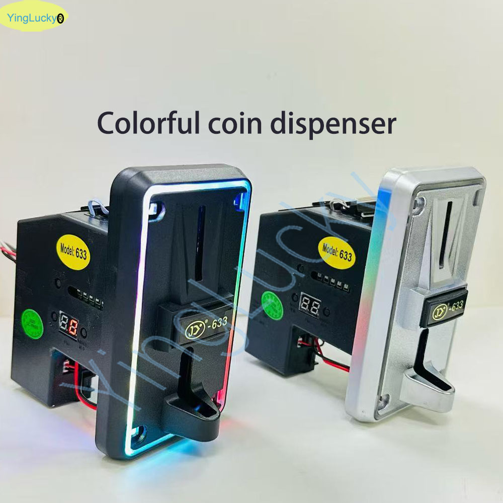 Arcade Vending & Laundry - الملونة LED متعددة عملة متقبل عملة