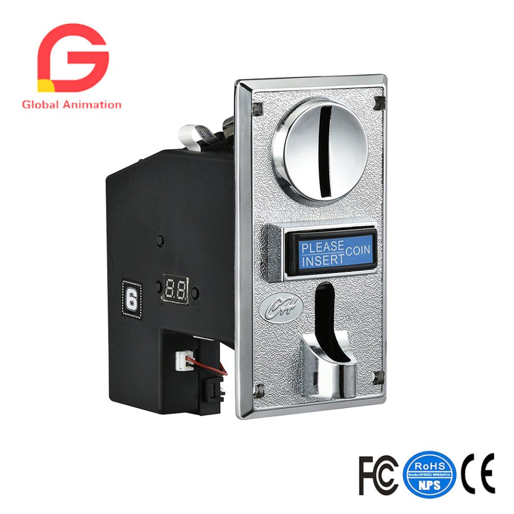 Vending Arcade Games - CH-924، 4 متقبل ميكانيكي متعدد العملات