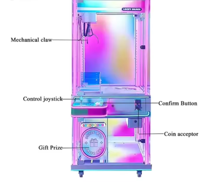 Japanese Arcade Vending Machine - آلة رافعة لعبة تعمل بالطاقة المصنع