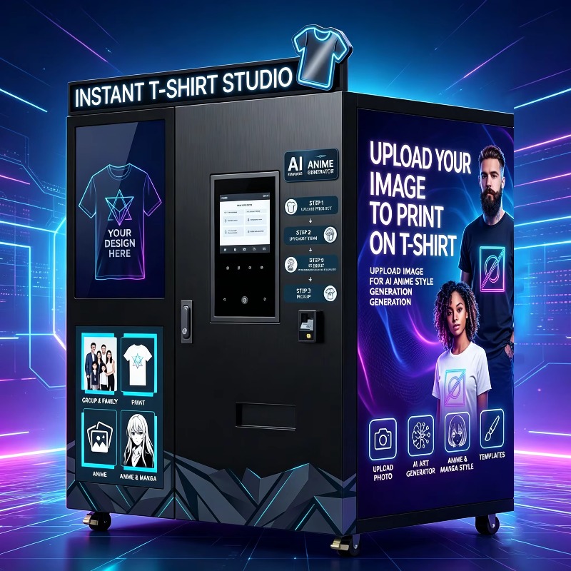Vending Arcade Games - ماكينة بيع ملابس ذكية بتقنية الذكاء