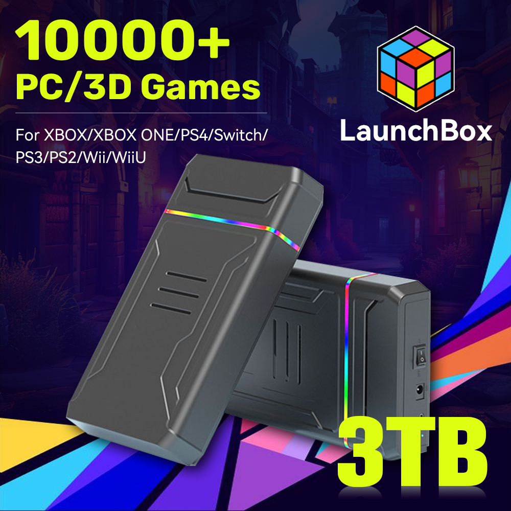 Arcade X - JMachen Launchbox 3 تيرابايت Gaming HDD
