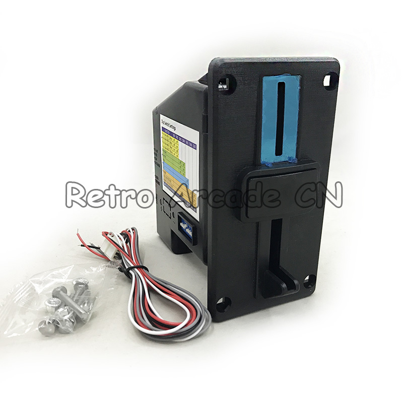 Arcade Game Cabinet - CL شعار LED متعددة عملة متقبل