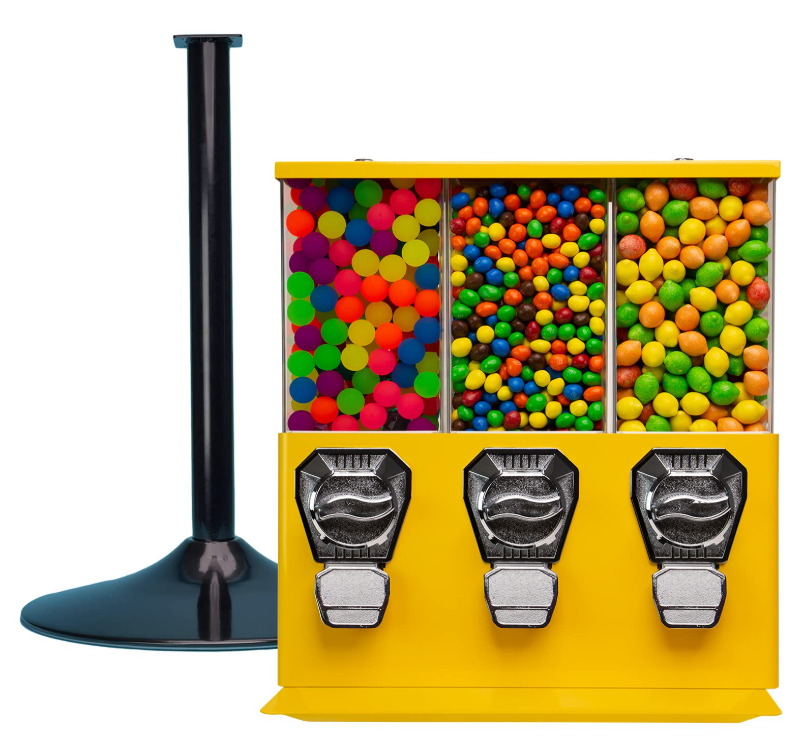 Candy Vending Machine - ماكينة بيع الحلوى ثلاثية الوظائف بتصميم