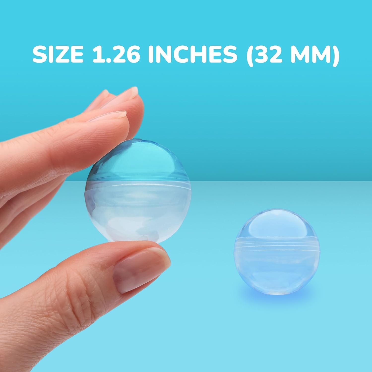 كبسولات بلاستيكية مستديرة شفاف - مراجعة Prize Capsule Toy Machine وسعره
