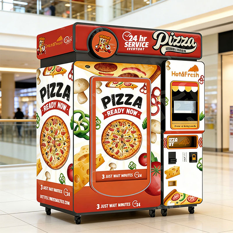 ماكينة بيع البيتزا الذكية المخ - مراجعة Commercial Vending Machine وسعره