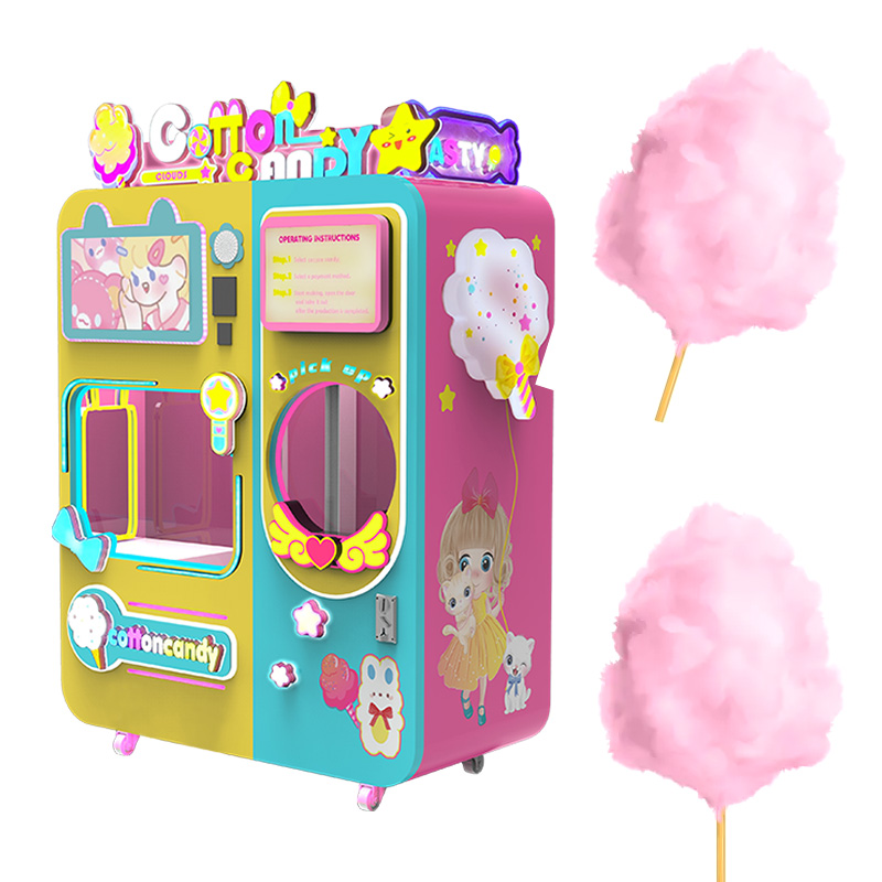 آلة بيع حلوى القطن الأوتوماتيك - مراجعة Candy Vending Machine وسعره
