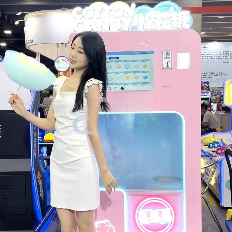 ماكينة بيع حلوى القطن الذكية ا - مراجعة Candy Vending Machine وسعره