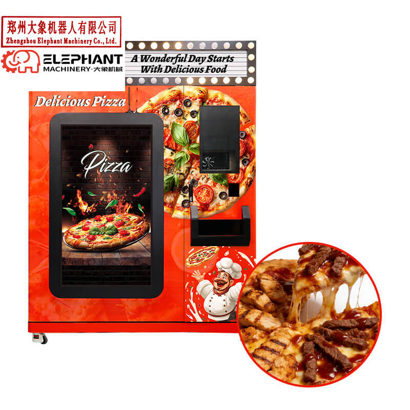 ماكينة بيع البيتزا الساخنة وال - مراجعة Commercial Vending Machine وسعره