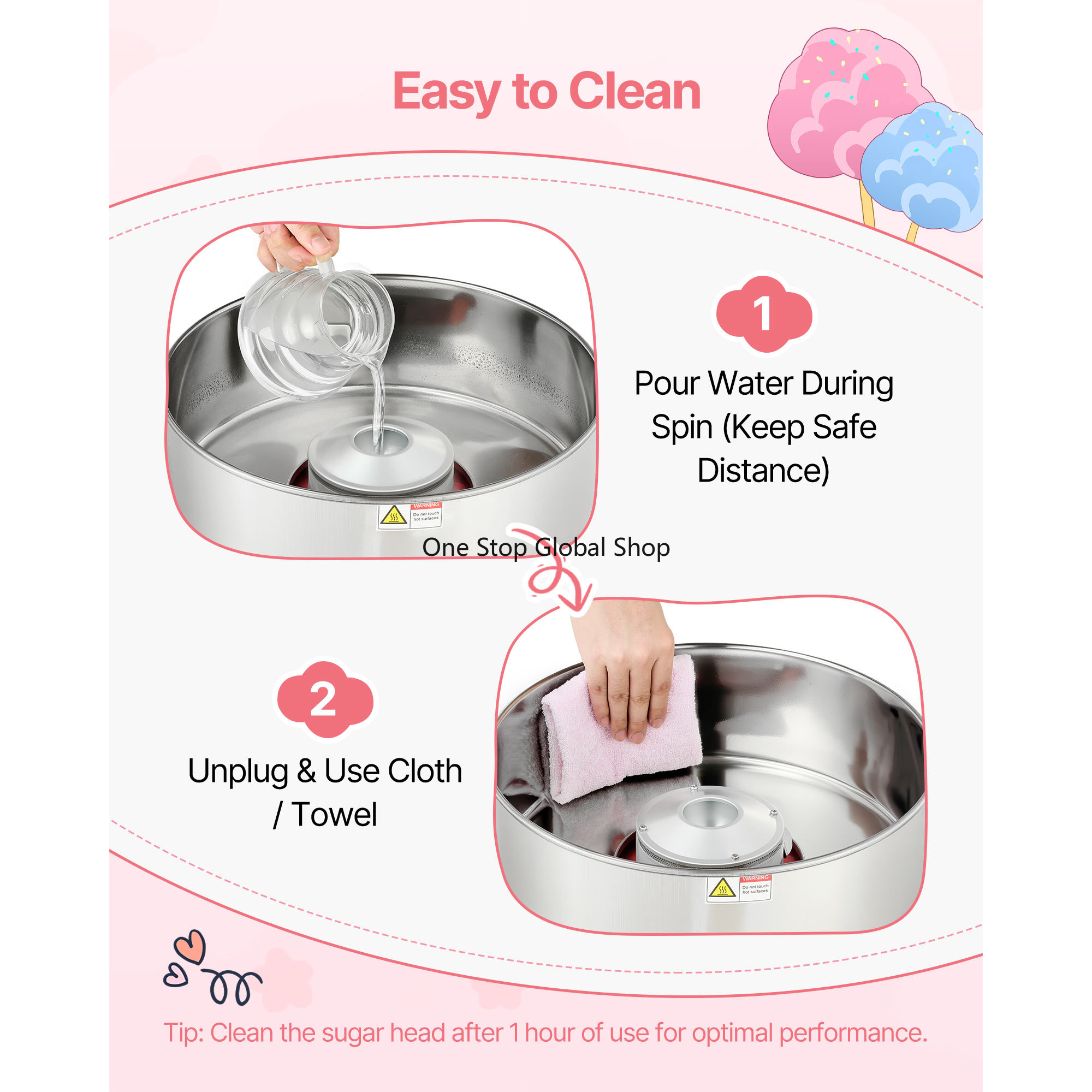 ماكينة صنع غزل البنات الكهربائ - مراجعة Candy Floss Machine وسعره