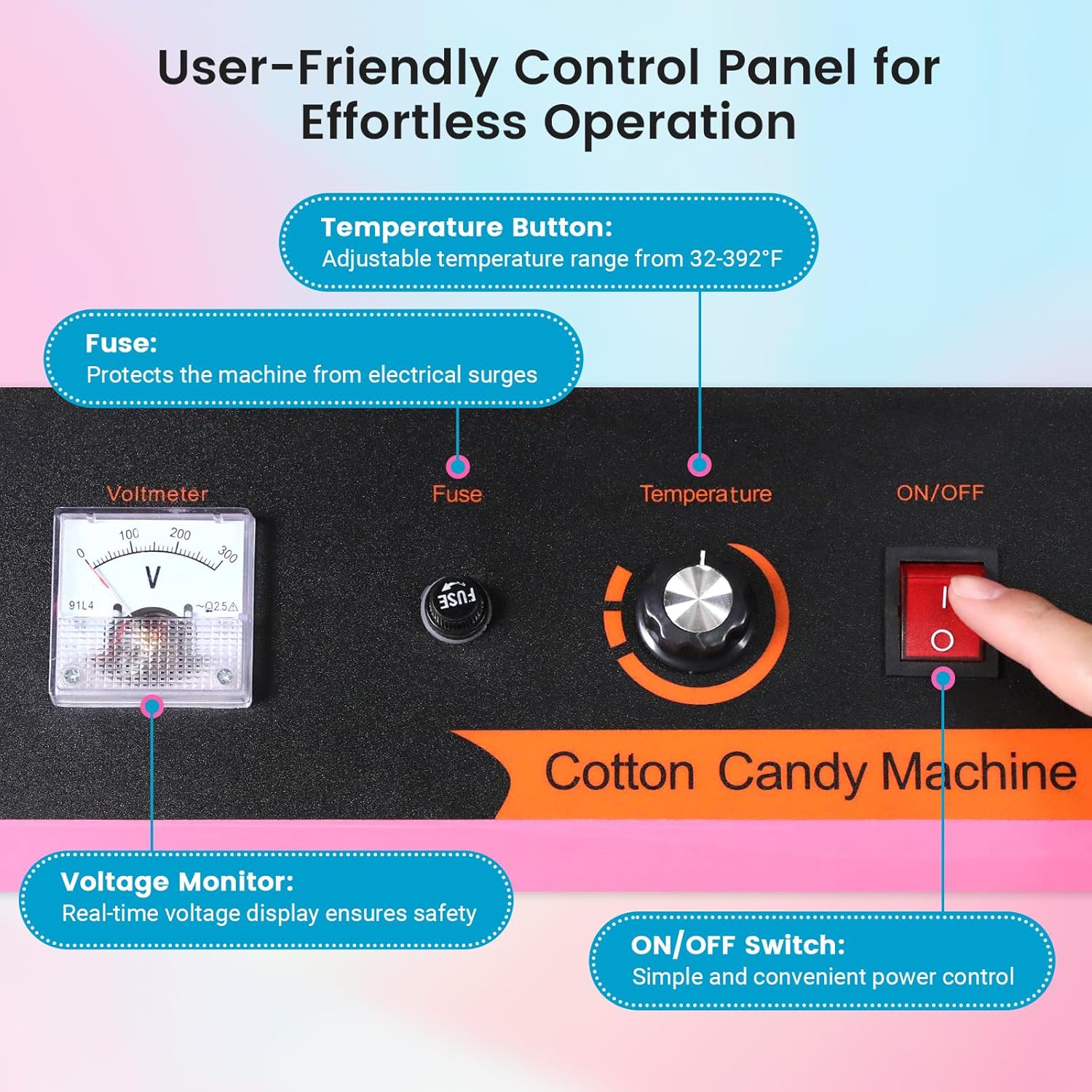 آلة حلوى القطن الكهربائية MHT2 - مراجعة Candy Floss Machine وسعره