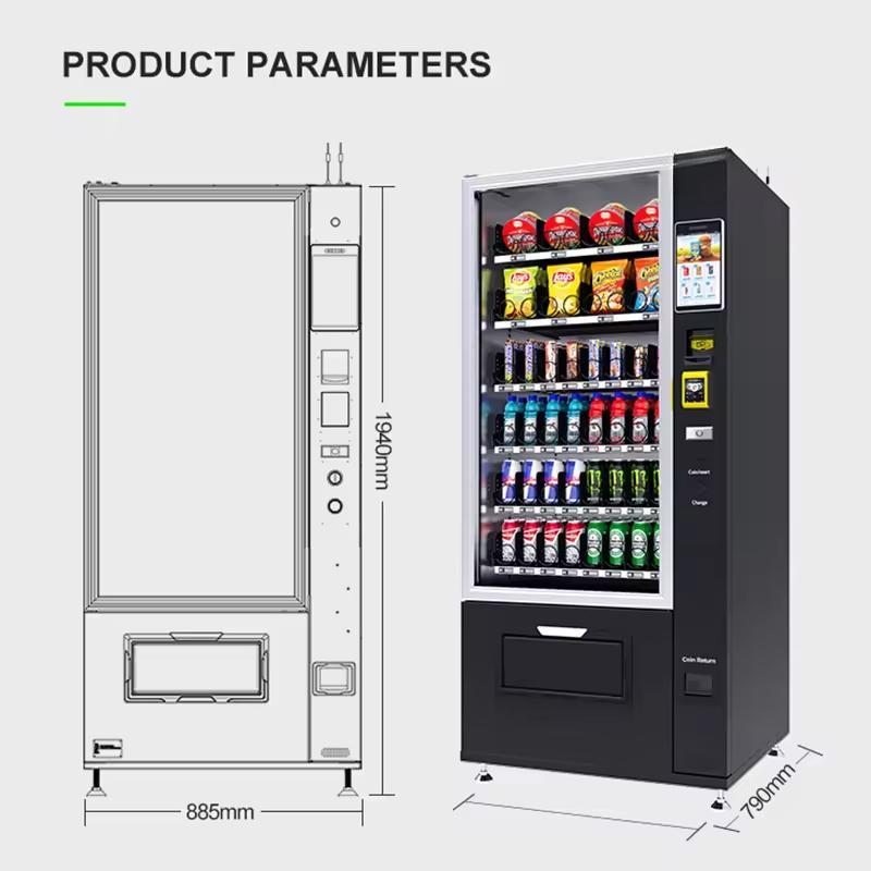 آلة بيع البطاطس المقلية الأوتو - مراجعة Commercial Vending Machine وسعره