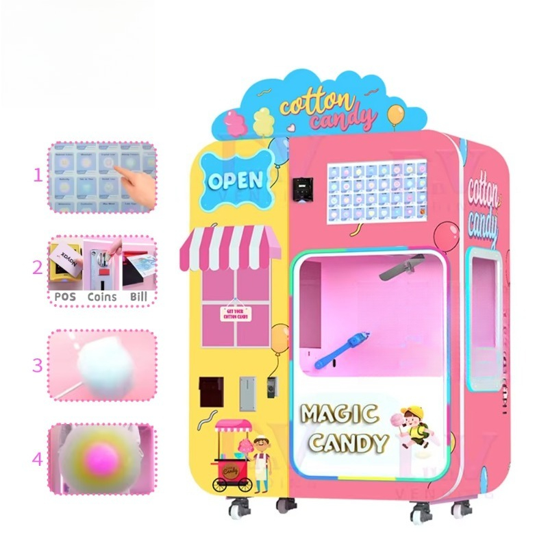آلة بيع حلوى غزل البنات للمراك - مراجعة Candy Vending Machine وسعره