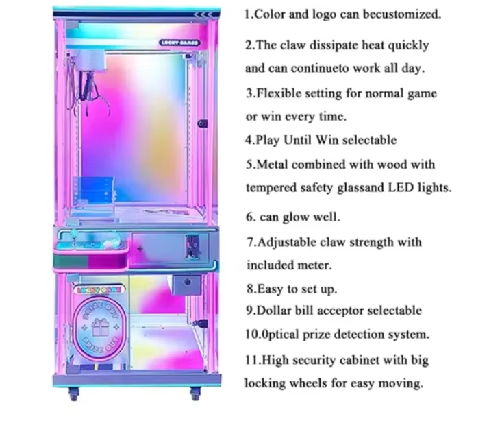 آلة رافعة لعبة تعمل بالطاقة ال - مراجعة Japanese Arcade Vending Machine وسعره