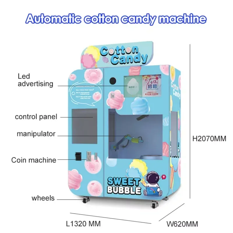 ماكينة حلوى القطن المخصصة للأط - مراجعة Candy Vending Machine وسعره
