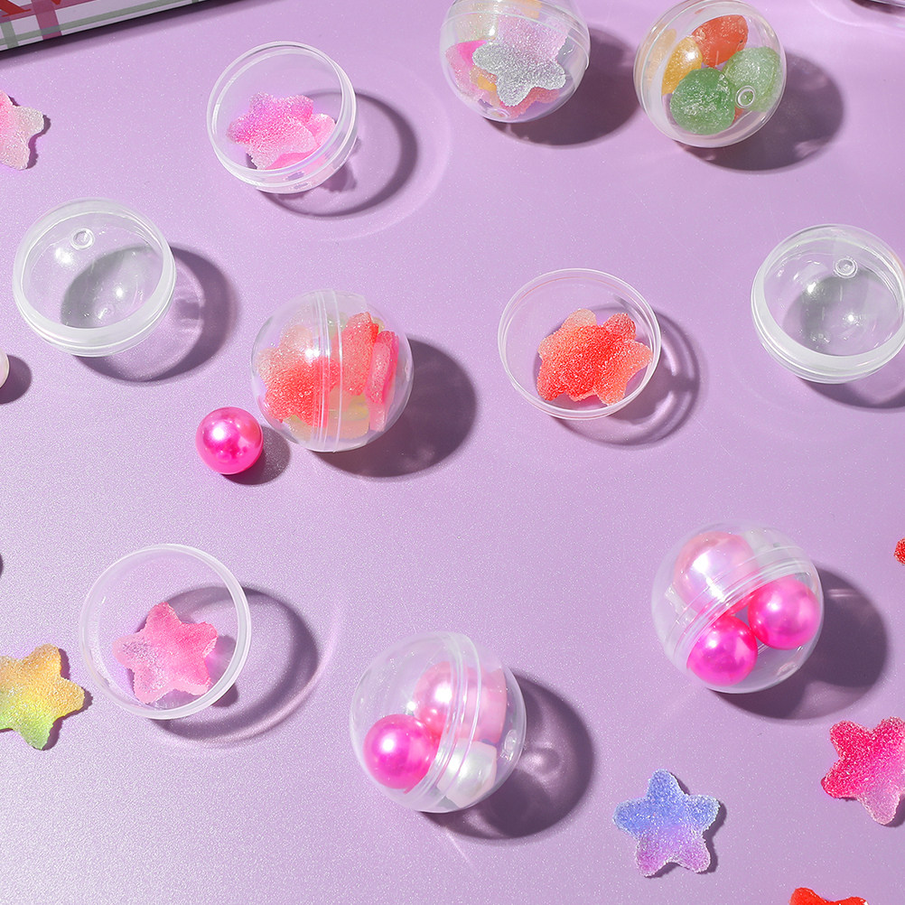50 قطعة كبسولات آلة البيع بالج - مراجعة Prize Capsule Toy Machine وسعره