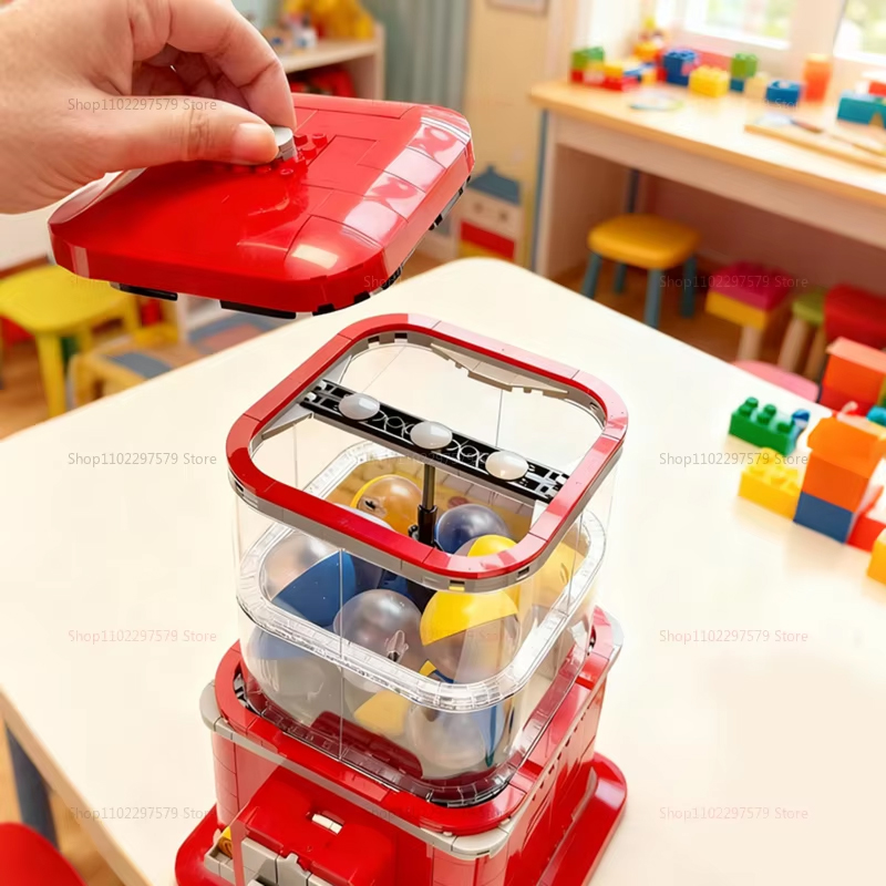 مجموعة مكعبات بناء ماكينة بيع  - مراجعة Vending Arcade Games وسعره