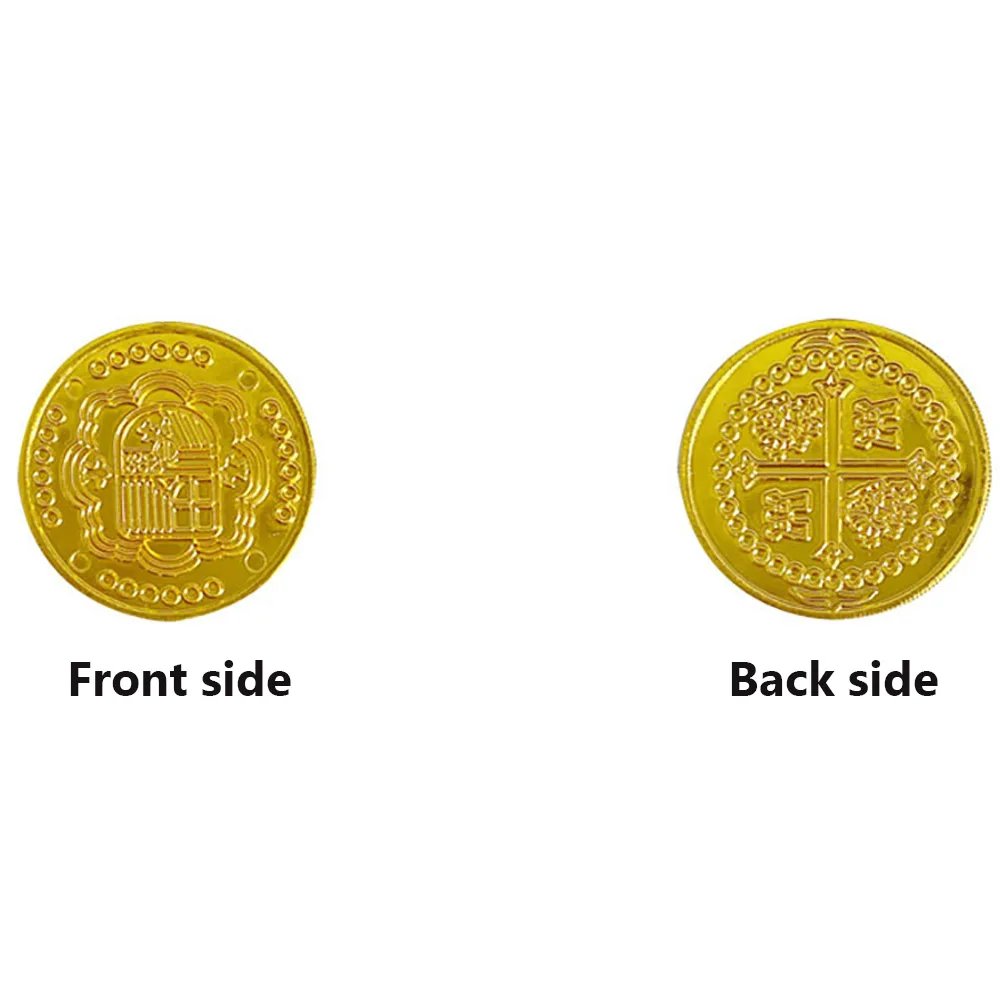 عملة قرصان بلاستيكية ذهبية وفض - مراجعة Arcade Game Coin وسعره
