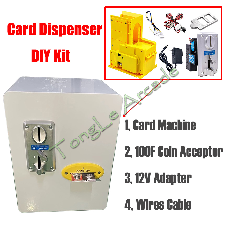 طقم توزيع بطاقات الألعاب الترف - مراجعة Arcade Card Vending Machine وسعره