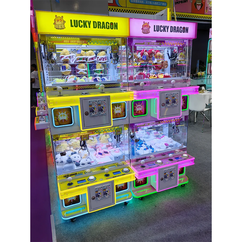 # آلة مخلب ملونة جديدة لعبة ال - مراجعة Arcade Toy Vending Machine وسعره