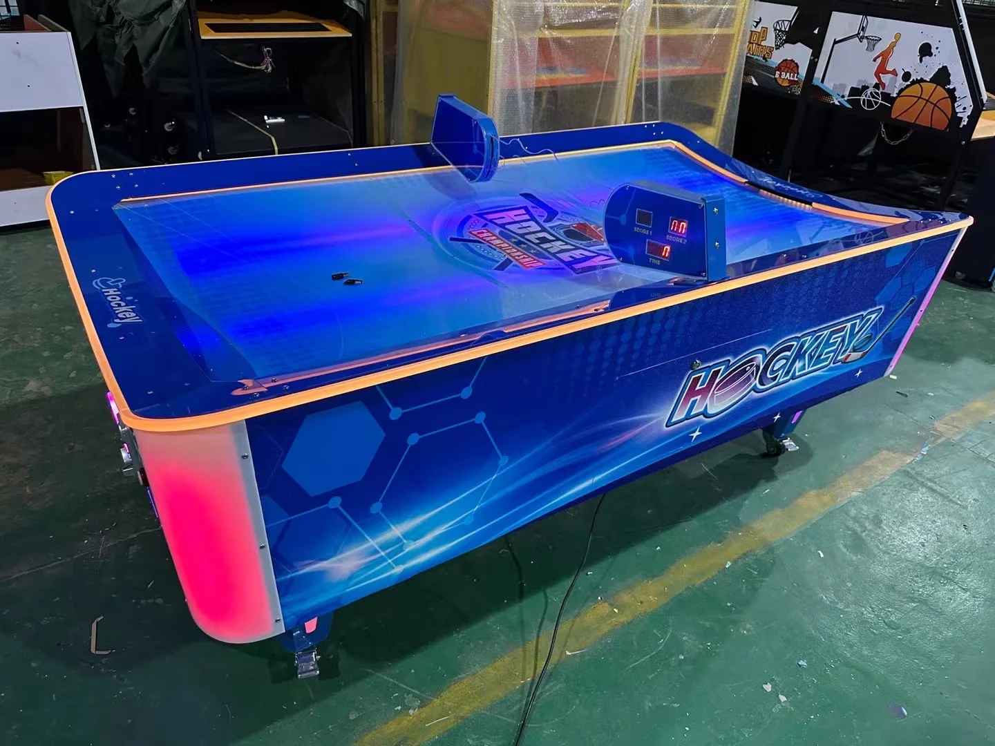 آلة ألعاب محاكاة هوكي الهواء ت - مراجعة Arcade Game Coin وسعره