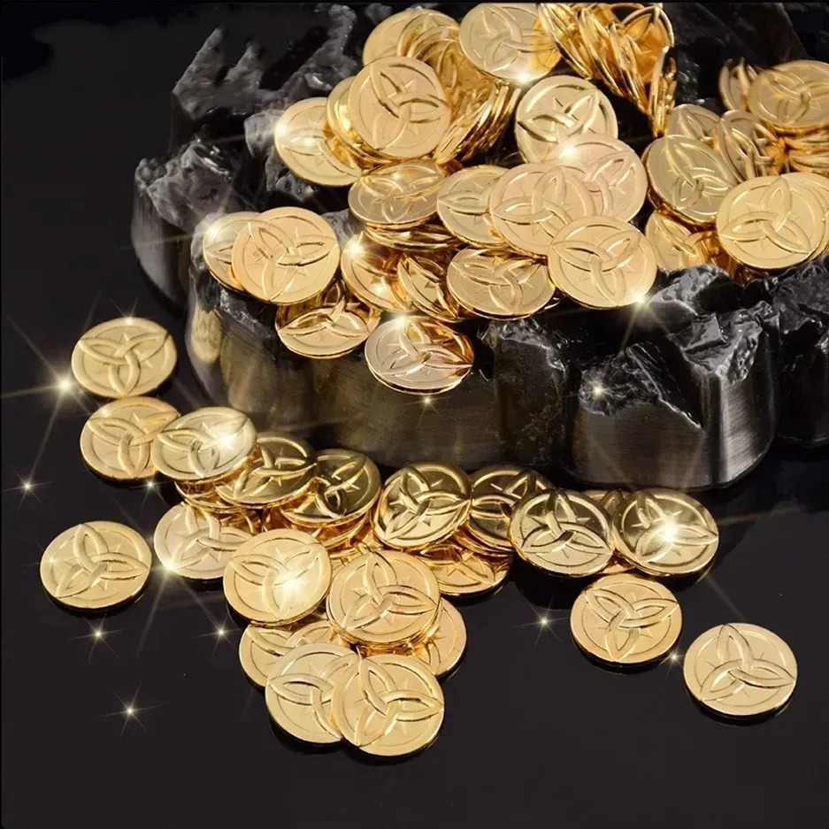 10 قطع عملات معدنية ذهبية من س - مراجعة Arcade Game Coin وسعره