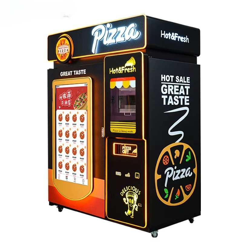 ماكينة بيع البيتزا الأوتوماتيك - مراجعة Commercial Vending Machine وسعره