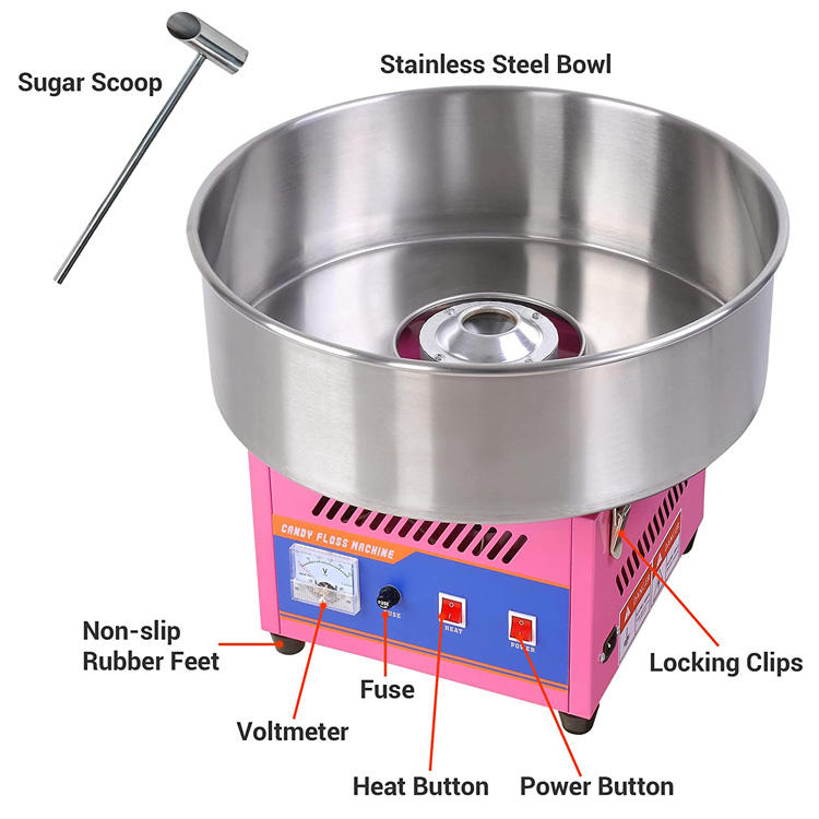 آلة صنع حلوى القطن الكهربائية  - مراجعة Candy Floss Machine وسعره