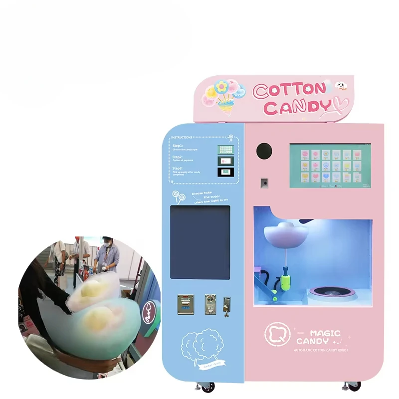 آلة بيع حلوى القطن المخصصة، أح - مراجعة Candy Floss Machine وسعره