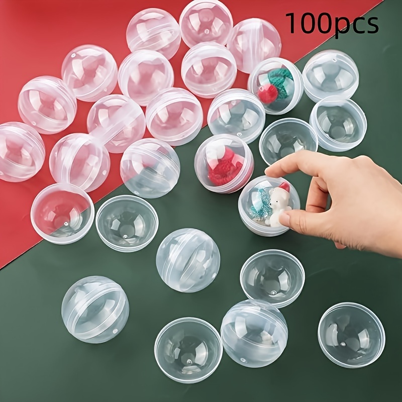 كبسولات بلاستيكية مستديرة شفاف - مراجعة Prize Capsule Toy Machine وسعره