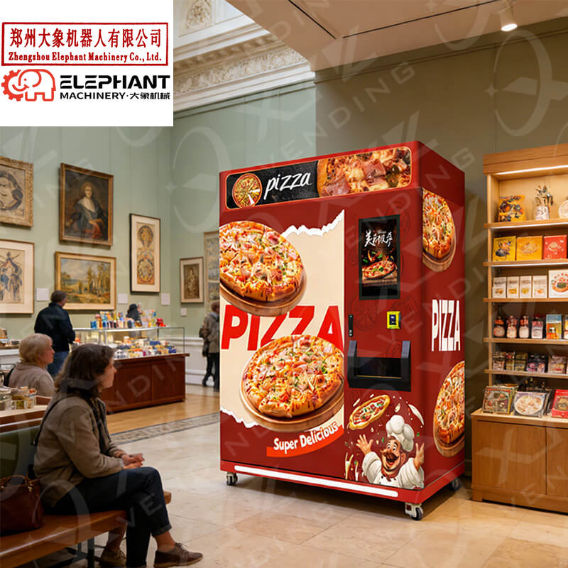 آلة بيع البيتزا الذكية التجاري - مراجعة Commercial Vending Machine وسعره