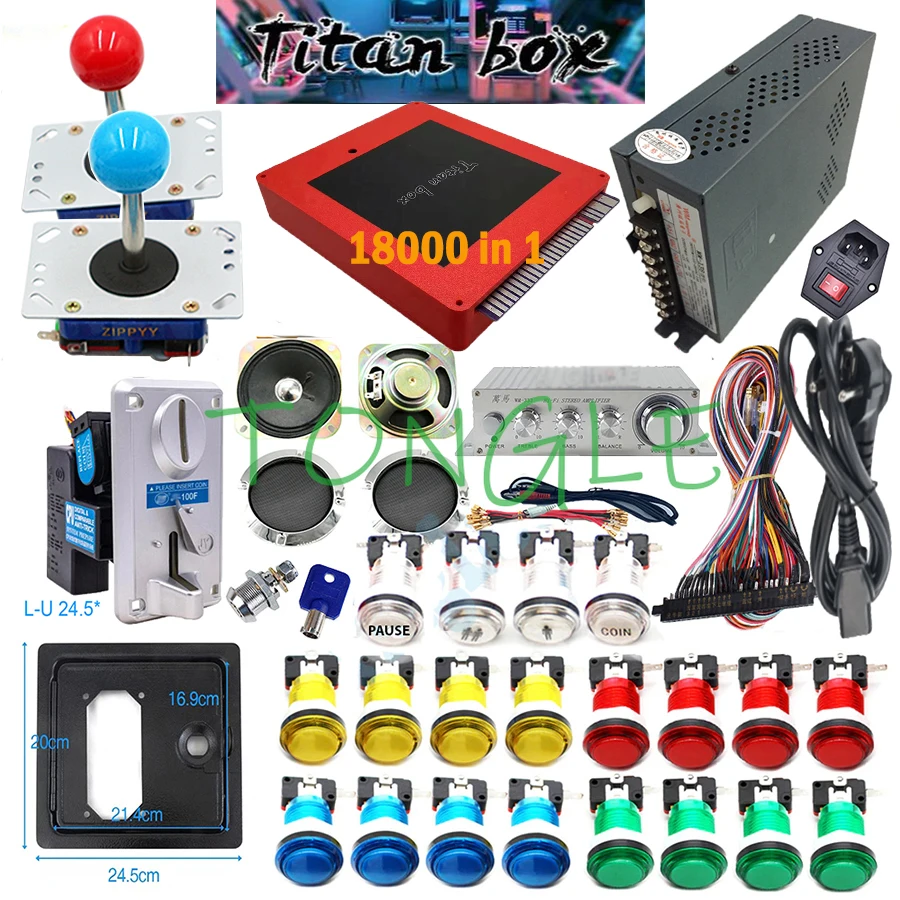 2 لاعبين صندوق تيتان 18000 + ف - مراجعة Arcade Game Cabinet وسعره
